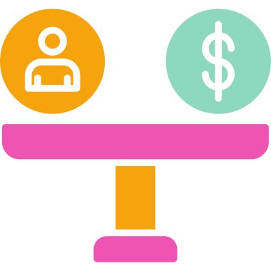 İş ikonu. vektör illüstrasyonu