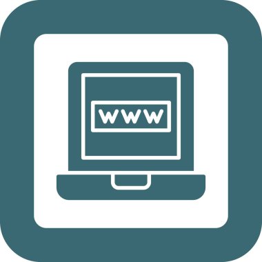 Web tasarımı ve geliştirme düz vektör resimleme simgesi