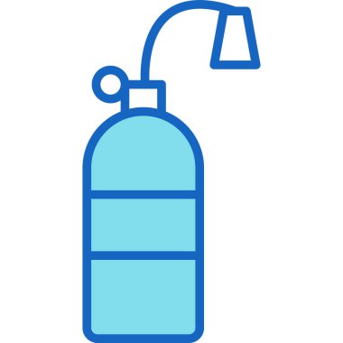 Yangın söndürücüsü. Vektör illüstrasyonu