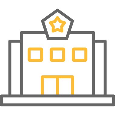 Otel vektör simgesi oluşturuluyor