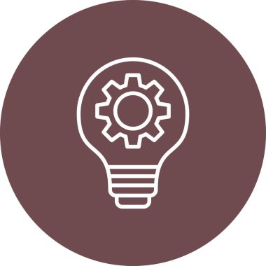 ampul simgesi vektör illüstrasyonu