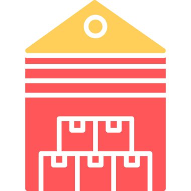 Bir binanın vektör illüstrasyonu