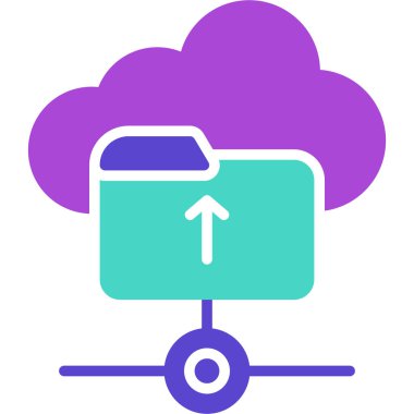 veri depolama vektörü simgesi