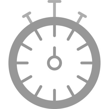 Saat simgesi. Basit resimleme