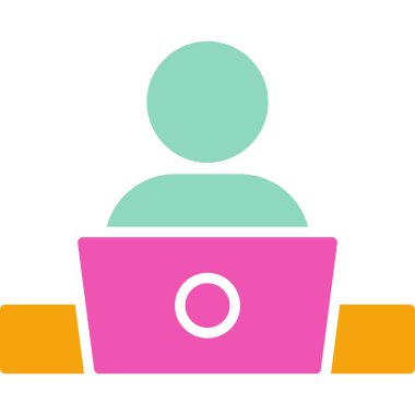 avatar düz vektör simgesi