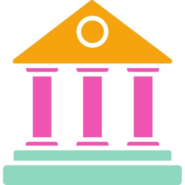 Bina. Web simgesi basit tasarım