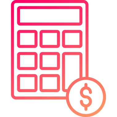 Banka. Web simgesi basit illüstrasyon