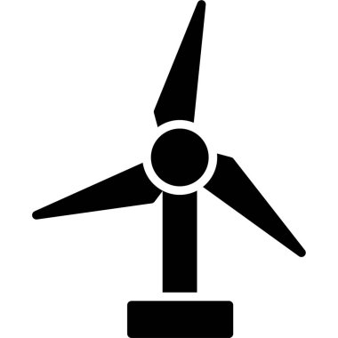 Rüzgar Türbini Basit Vektör Simgesi ResmiComment
