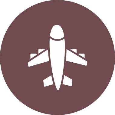 Zeplin düz yuvarlanmış vektör simgesi