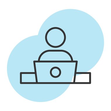 Modern eğitim ikonunun vektör illüstrasyonu