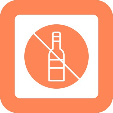 içecek simgesinin vektör illüstrasyonu