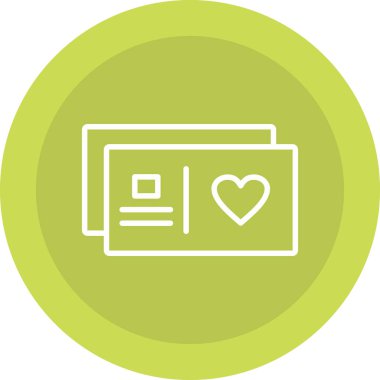 kalp yassı vektör simgesi kolayca değiştirebilir ya da düzenleyebilir