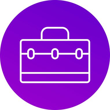 evrak çantası vektör simgesi modern ikon vektör illüstrasyonu