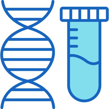 DNA simgesi vektör illüstrasyonu