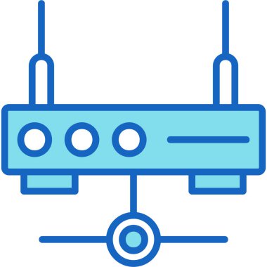 şebeke. Web simgesi basit illüstrasyon