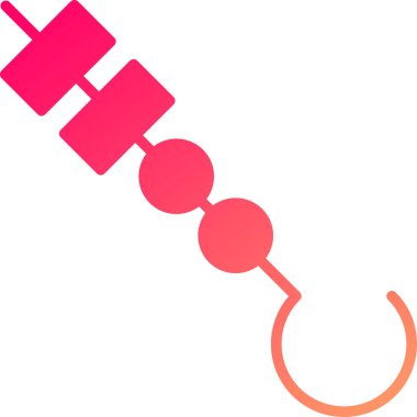 İp. Web simgesi basit illüstrasyon