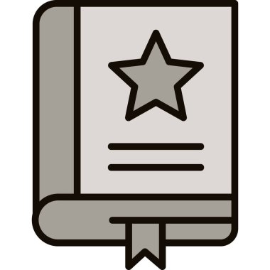 kitap simgesi vektör illüstrasyonu