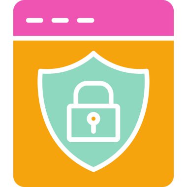 ikon vektör illüstrasyonunu kilitle