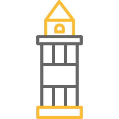 bina simgesi, vektör illüstrasyonu