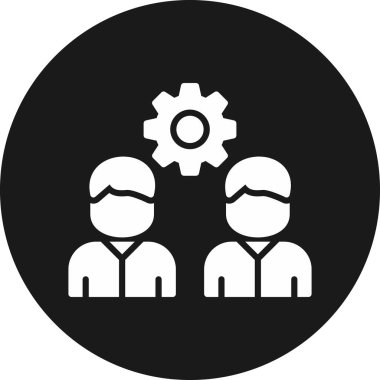 İnsanlar düz simge vektörü