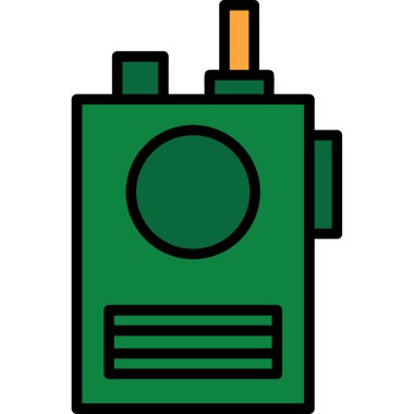 Benzin deposu. Basit illüstrasyon