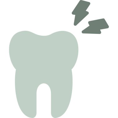 diş simgesi vektör illüstrasyonu