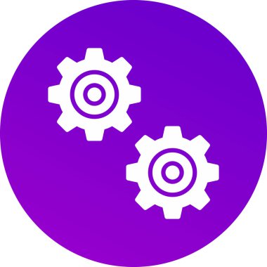 vektör ayarı dişli simgesi