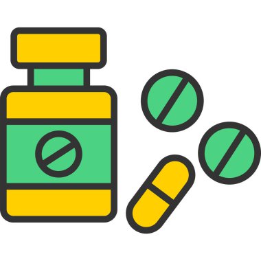 uyuşturucu simgesi, vektör illüstrasyonu