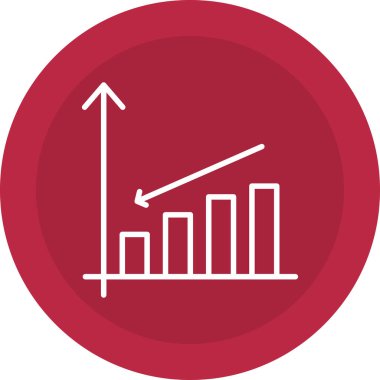 Grafik düz simgesi, vektör, illüstrasyon