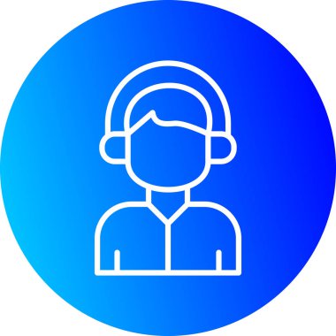 Şapkalı ve maskeli bir adamın vektör çizimi