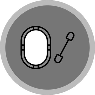 Modern b 'nin vektör illüstrasyonu simge müziğinden yoksun