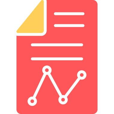 iş grafiği vektör simgesi modern basit vektör illüstrasyonu