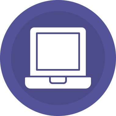 Bilgisayar. Web simgesi basit tasarım