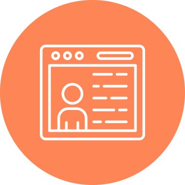 seo modern simgesinin vektör illüstrasyonu