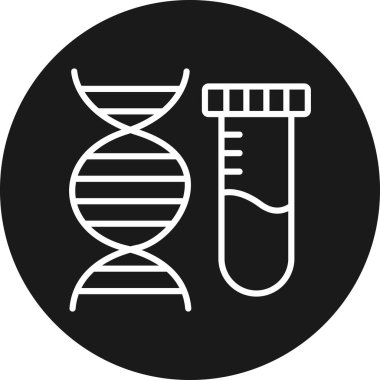 DNA molekülü vektör simgesi