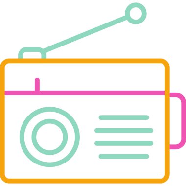 Kamera. Web simgesi basit illüstrasyon