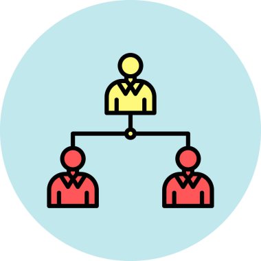 İş ve finans simgesinin vektör illüstrasyonu