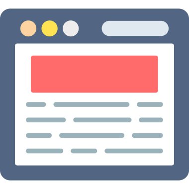 Web tasarım vektörü simgesi