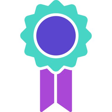 Rozet. Web simgesi basit illüstrasyon