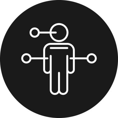 Benzersiz kullanıcı vektörü simgesi