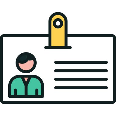 İş ve modern simgenin vektör illüstrasyonu