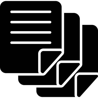 belge dosya simgesi ana hat biçiminde