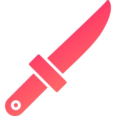 Bıçak. Web simgesi basit illüstrasyon