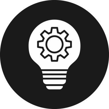 ampul simgesi vektör illüstrasyonu