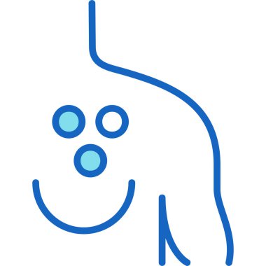 Düz biçimdeki hayvan hayvan ikonu