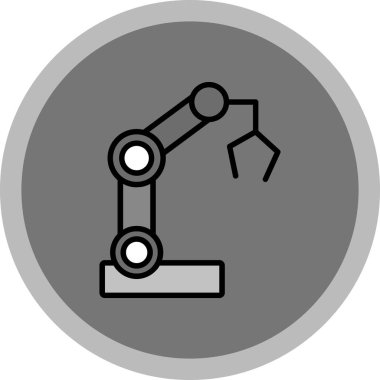 Robot simgesinin vektör illüstrasyonu