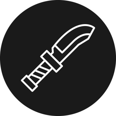 bıçak simgesi vektör illüstrasyonu