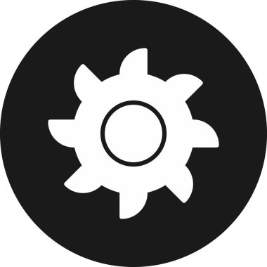 dişli simgesi vektör illüstrasyonu