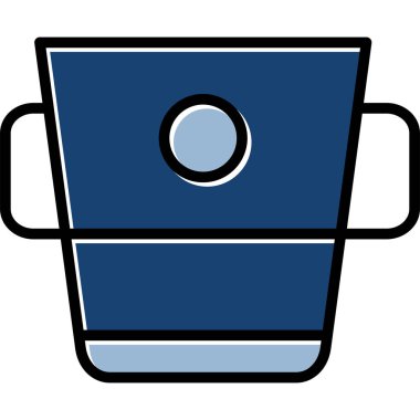 Kahve kupası. Basit resimleme