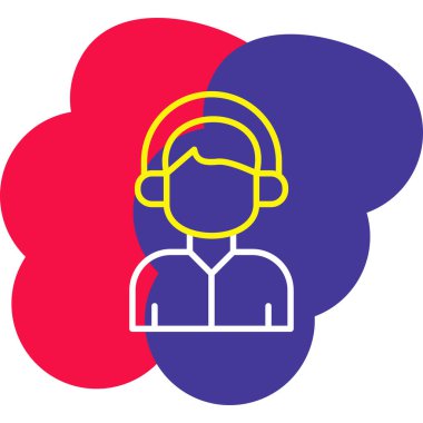 Modern ikon vektör illüstrasyonu, millet